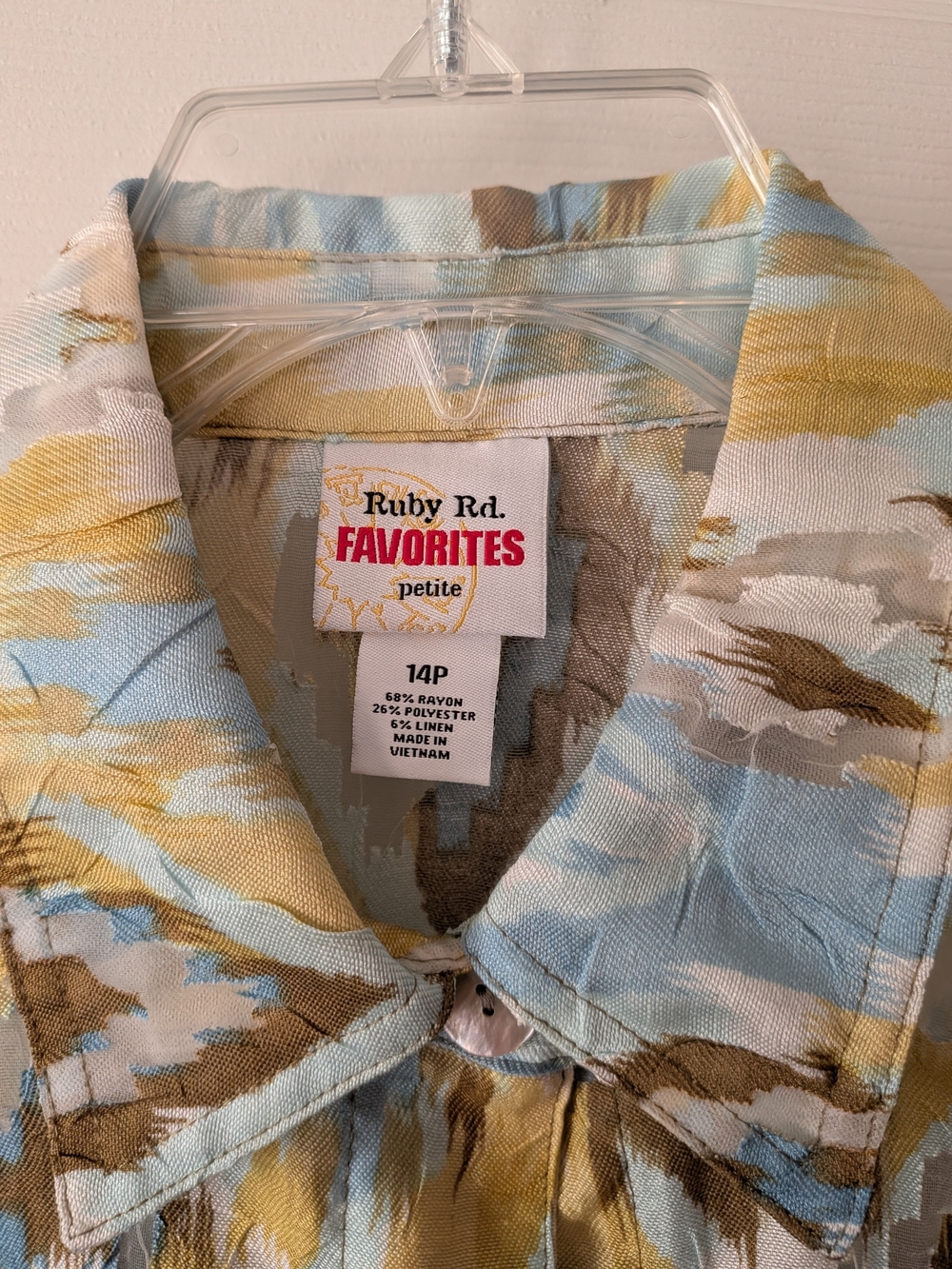 Ruby Rd. Printed Button Jacket - Picture 3 of 11